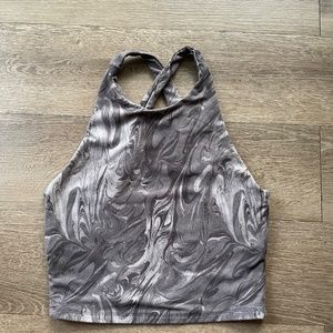 Abercrombie and Fitch Grey Marble Workout Tank